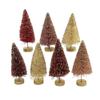 Bethany Lowe Designs LC1533 Mini Valentine Bottle Brush Tree Retro Decor, Set of 7 view 1