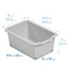 ECR4Kids Scoop Front Storage Bins, Multipurpose Organization, Contemporary, 25-Piece view 2