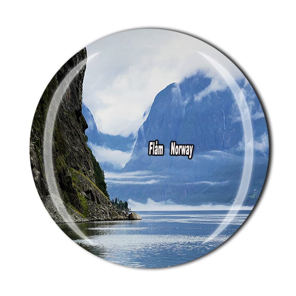 Flam Norway Fridge Magnet Crystal Tourist Souvenir Gift Collection Refrigerator Magnetic Sticker