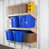 SHEDorize 3-Tier Wall Shelf - Unfinished Shelf for Wall (16" x 48") - Made in The USA - Perfect Wall Mounted Shelf for Bedroom, Office, Bathroom, Storage Room, etc view 2