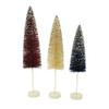 Bethany Lowe Red White Blue Firework Bottle Brush Trees Set 3 Multicolor 14 In H X 3 In W X 3 In D view 2