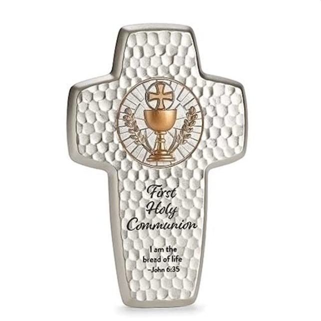 7.25"H FIRST COMMUNION WALL CROSS