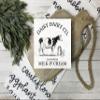 Daisy Dairy Co Wood Mini Sign 5" x 5" view 2