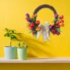BESTOYARD Artificial Garland Romantic Wooden Rattan Pendant view 2