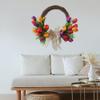 BESTOYARD Artificial Garland Romantic Wooden Rattan Pendant view 3