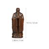 ULTNICE Confucius Ornament Kongzi Table Classic Chinese Statue Home Decoration Retro Decor Chinese Traditional Crafts Ornament Figurines Home Decor Buddha Statue Boxwood Desktop Office view 2