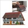 Midene Ceramic Art Tealight Candle Holder Room Decoration Handcrafted Collectible Miniature Aroma Light House Old Teufelsmuhle in Hessen, Germany C278 view 1