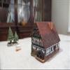 Midene Ceramic Art Tealight Candle Holder Room Decoration Handcrafted Collectible Miniature Aroma Light House Old Teufelsmuhle in Hessen, Germany C278 view 3