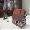 Midene Ceramic Art Tealight Candle Holder Room Decoration Handcrafted Collectible Miniature Aroma Light House Old Teufelsmuhle in Hessen, Germany C278 view 4