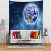 BELECO Galaxy Tapestry Universe Space Earth Backdrop Starry Sky Tapestry Wall Dcor Cosmic Galaxy Nebula Stars Psychedelic Tapestry for Home Decor Bedroom Living Room Dorm Decor 80x60 Inches view 2