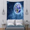 BELECO Galaxy Tapestry Universe Space Earth Backdrop Starry Sky Tapestry Wall Dcor Cosmic Galaxy Nebula Stars Psychedelic Tapestry for Home Decor Bedroom Living Room Dorm Decor 80x60 Inches view 3