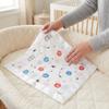 Lulujo Baby Security Lovey Blankets| Unisex Softest Breathable Cotton Muslin Security Blanket with Silky Satin Trim| Neutral Comforting Blanket for Girls & Boys | 16in by 16 in| Hockey view 2