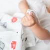 Lulujo Baby Security Lovey Blankets| Unisex Softest Breathable Cotton Muslin Security Blanket with Silky Satin Trim| Neutral Comforting Blanket for Girls & Boys | 16in by 16 in| Hockey view 3