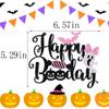 Happy Boo Day Cake Topper,Halloween Birthday Party Cake Decoration Ghost Boo Theme Cake Topper,Ghost Halloween Theme Baby Shower Kids Birthday Party Decorations Supplies view 3