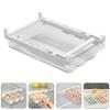 SOLUSTRE Refrigerator Drawer Hanging Storage Container for Organized Fridge Space-Saving Design Holder for Kitchen Housewarming for Cooking Enthusiasts view 2