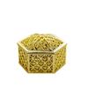 Balsa Circle 12 Gold 3 in Mini Hexagon Treasure Boxes Favor Holders Wedding Party Reception Events Accessories Decoration Supplies view 3