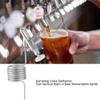 304 Stainless Steel Sampling Coil Defoamer,Silver Beer Brewing Sampling Valve Coil Defrother Homebrew Fermenter Accessory Practical Beer Brewing Equipment view 2