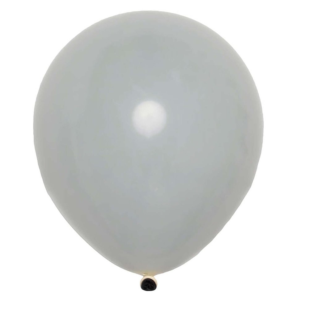 25 Gray 10" Double Stuffed Latex Helium Air Balloons - Wedding Reception Birthday Events Party Decorations Supplies