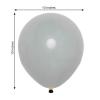 25 Gray 10" Double Stuffed Latex Helium Air Balloons - Wedding Reception Birthday Events Party Decorations Supplies view 2