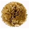6 pcs Gold 8-Inch Wide Paper Pom Poms Balls - Wedding Bridal Event Birthday Party Decorations Supplies view 1
