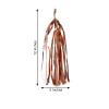 5 Rose Gold Metallic Foil Tassels Hanging Garland Fringe Banner Wedding Party Wall Backdrop Paper Decorations Supplies view 2