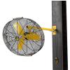 Big Ass Fans AirEye 30" Swivel Mount Fan 120V Industrial Wall Fan, Variable Speed EC Motor, IPX5 Rated, Indoor/Outdoor Fan, Black/Yellow view 1