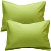 1000-TC Luxury Ultra-Soft Hotel Quality 100% Egyptian Cotton 2-Pack Pillowcases - German Size 31" x 31"(Inches) Sage Green Solid. view 1