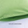 1000-TC Luxury Ultra-Soft Hotel Quality 100% Egyptian Cotton 2-Pack Pillowcases - German Size 31" x 31"(Inches) Sage Green Solid. view 2