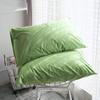 1000-TC Luxury Ultra-Soft Hotel Quality 100% Egyptian Cotton 2-Pack Pillowcases - German Size 31" x 31"(Inches) Sage Green Solid. view 3