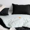 1000-TC Luxury Ultra-Soft Hotel Quality 100% Egyptian Cotton 2-Pack Pillowcases - Emperor Size 20" x 42"(Inches) Black Solid. view 4