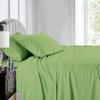 1000Thread Count Extra Long Staple 100% Egyptian Cotton Sheet Set,Sateen Weave, Hotel Quality Soft Luxury Bedding, Cal-King Size 4 Piece Sheet Set Fit 9" Inch to 12" Deep Sage Green Stripe. view 2