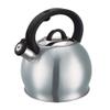 Berlinger Haus Whistling Tea Kettle for Stove Top, 3.2 Quart Stainless Steel Tea Pots for Stove Top, Stovetop Kettle with Push Button Handle, Enhanced Induction Base Stainless Steel Teapot, Silver view 1