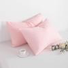 1000-TC Luxury Ultra-Soft Hotel Quality 100% Egyptian Cotton 2-Pack Pillowcases - German Size 31" x 31"(Inches) Light Pink Solid. view 4