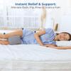 5 STARS UNITED Knee Pillow for Side Sleepers - 100% Memory Foam and Seat Cushion for Desk Chair, Bundle view 2