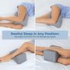 5 STARS UNITED Knee Pillow for Side Sleepers - 100% Memory Foam and Seat Cushion for Desk Chair, Bundle view 3