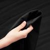 1000Thread Count Extra Long Staple 100% Egyptian Cotton Sheet Set,Sateen Weave, Hotel Quality Soft Luxury Bedding, Twin XL Size 4 Piece Sheet Set Fit 15" Inch to 18" Deep Black Solid. view 3