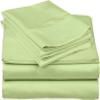 1000Thread Count Extra Long Staple 100% Egyptian Cotton Sheet Set,Sateen Weave, Hotel Quality Soft Luxury Bedding, Full Size 4 Piece Sheet Set Fit 15" Inch to 18" Deep Sage Green Solid. view 1