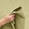 1000Thread Count Extra Long Staple 100% Egyptian Cotton Sheet Set,Sateen Weave, Hotel Quality Soft Luxury Bedding, Full Size 4 Piece Sheet Set Fit 15" Inch to 18" Deep Sage Green Solid. view 3