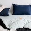 1000-TC Luxury Ultra-Soft Hotel Quality 100% Egyptian Cotton 2-Pack Pillowcases - German Size 31" x 31"(Inches) Navy Blue Solid. view 4