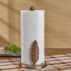 Park Designs Pheasant Feather Paper Towel Holder - Bronze Gold view 2