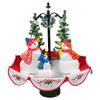 LED Lighted Musical Snowmen in Umbrella Base Snowing Christmas Decoration - 30" view 1