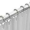 Popular Bath 18 Piece Bath Rug Set Luz Style Shower Curtain, 2 Bath Rugs, Towel Set and Shower Hooks Set, Burgundy Color view 2