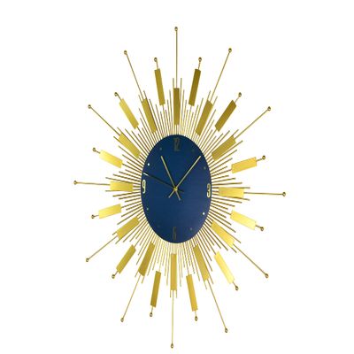 3starimex = aliases) Large 27" Inch Gold Sunburst Wall Clock
