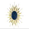 3starimex = aliases) Large 27" Inch Gold Sunburst Wall Clock view 2