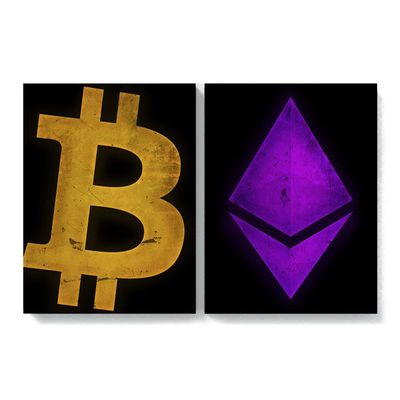 Crypto Canvas Wall Art