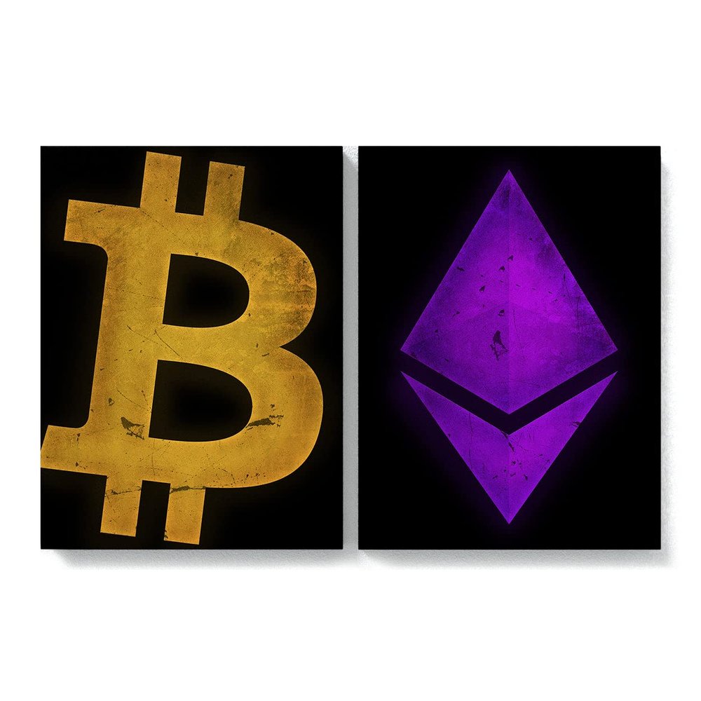 Crypto Canvas Wall Art
