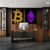 Crypto Canvas Wall Art view 2