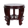 Vase Stand Wood Fishbowl Stand Tall Outdoor Plant Stand Fish Tank Base Turtle Tank Base High Tall Home Supplies Wooden Flower Vase Stand Vase Stand Vase Display Stands Brown view 1