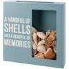 Primitives by Kathy Seashell Holder - Coastal Decor, Glass Display, Treasure Chest, Room and Bedroom Decor view 1