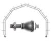 A&F Rod Dcor - Eva 13/16" 6-Sided Double Bay Window Curtain Rod - Satin Nickel view 2